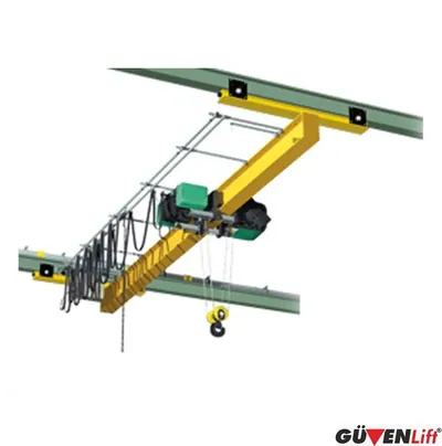 Tek Kiriş Alttan Askılı 6 Hareketli Vinç 500 kg – 10 Ton