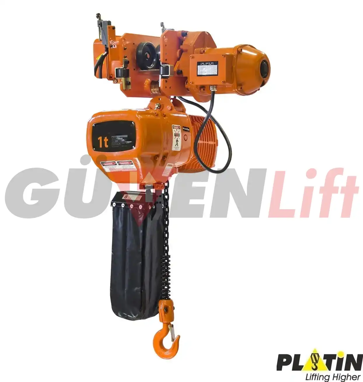 1-ton-monoray-zincirli-urun-gorseli-123 1 Ton Monaray Çift Hızlı Zincirli Vinç - Görsel 1