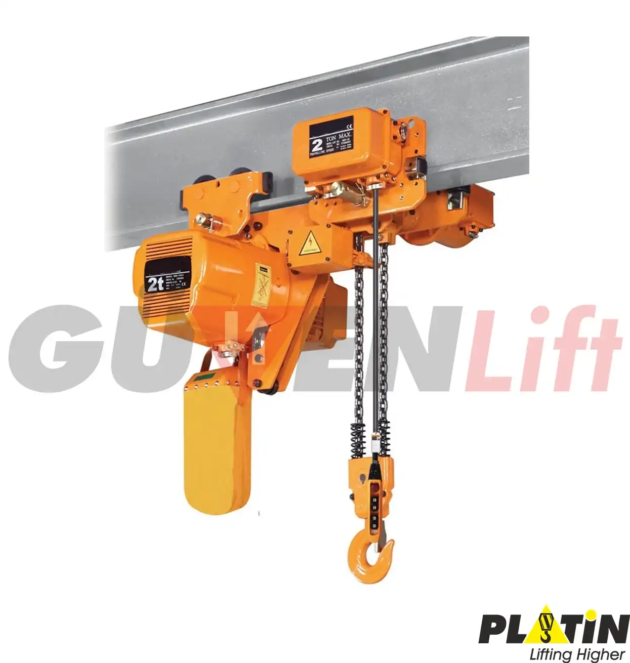 2-ton-alcak-tavan-zincirli-vinc 3 Ton Alçak Tavan Caraskalı - Görsel 1