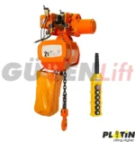 2 Ton Monoray Tek Zincirli Vinç 380 Volt