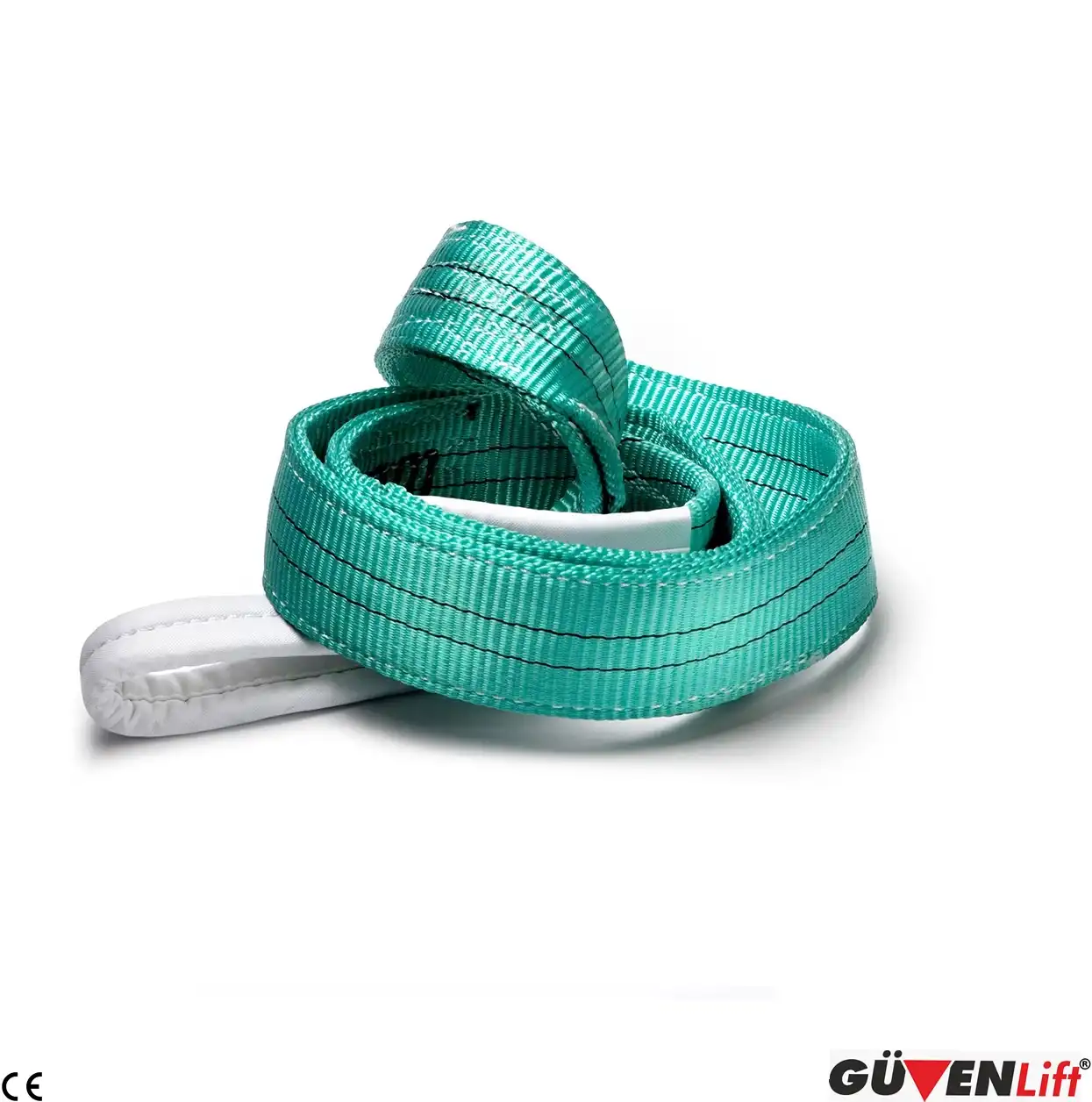 2-ton-polyester-gozlu-sapan 2 Ton Gözlü Polyester Sapan Yeşil - Görsel 1