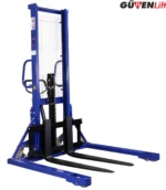 1 Ton 160 Cm Manuel Geniş Ayak İstif Makinesi - Görsel 3