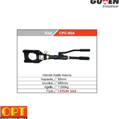 hidrolik kablo kesme