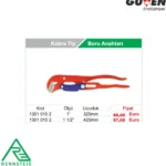 Kobra Tip Boru Anahtarı