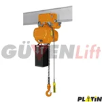 0.5 Ton Monoray Zincirli Vinç 380 Volt