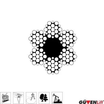 6x19 kendir ozlu warrington celik halat 600x605 1