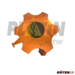 Döner Tekerli Domuz Arabası Beşgen 1 - 5 Ton Arası - Görsel 7