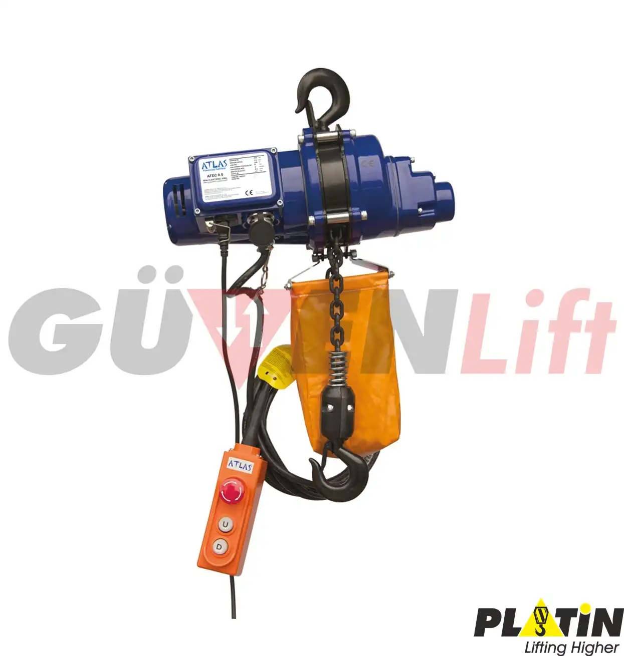 atlas-220-volt-zincirli-elektrikli-vinc Atlas ATEC 220 Volt Elektrikli Zincirli Vinç - Görsel 1