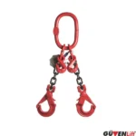 Çift Bacaklı Zincir Sapan Otomatik Kancalı Kısaltmalı GRADE80