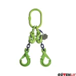 Çift Kollu Zincir Sapan Otomatik Kancalı Kısaltmalı GRADE100