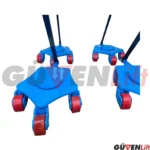 Döner Tekerli Domuz Arabası Beşgen 1 - 5 Ton Arası - Görsel 4