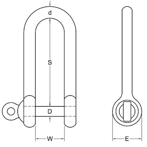 duz uzun tonajsiz kilit teknik resim