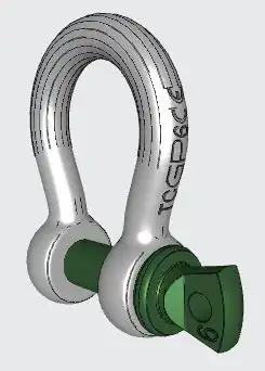 green pin omega kilit 3d cizimjpg