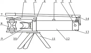hidrolik boru bukme teknik resim