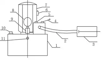 220 Volt Elektrikli Hidrolik Pompa 1 hidrolik elektrikli pompa teknik resim
