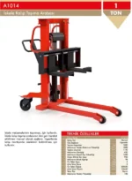 İskele Kalıp Taşıma Arabası - Görsel 2