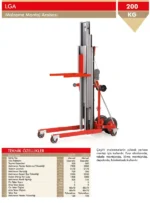 Malzeme Montaj Lifti - Görsel 2