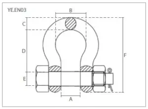 Omega Somunlu Tonajlı Kilit 1 omega somunlu tonajli kilit teknik resimjpg 300x221 1