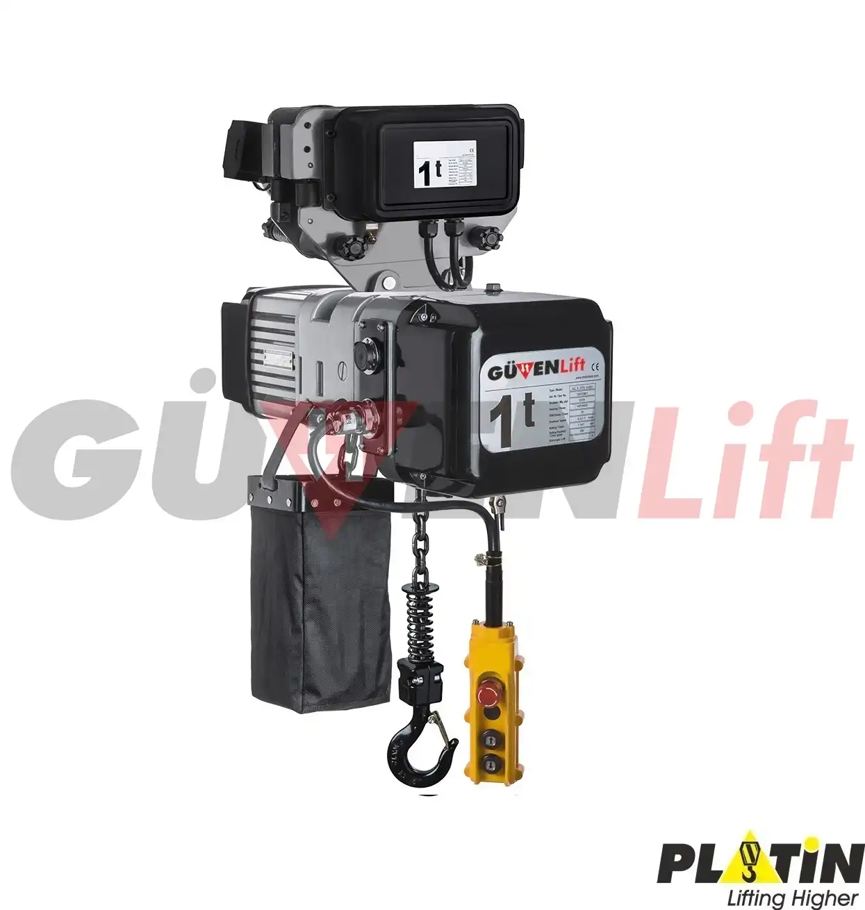 plt-ss-1-ton-monoray-zincirli-vinc PLT SS Monoray Zincirli Elektrikli Caraskal - Görsel 1