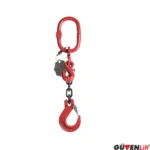 Tek Bacak Zincir Sapan Otomatik Kancalı Kısaltmalı GRADE80